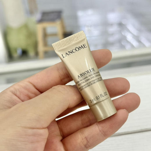 兰蔻菁纯眼霜小样3ml 抗皱保湿去细纹 商品图0