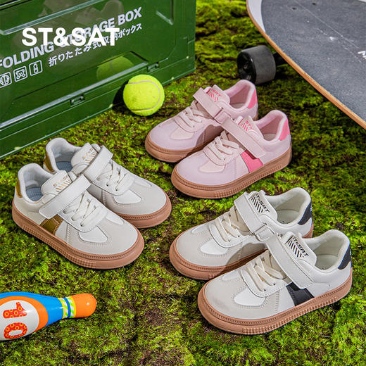 【童鞋】星期六复古百搭魔术贴阿甘鞋SSC1191L03 商品图1