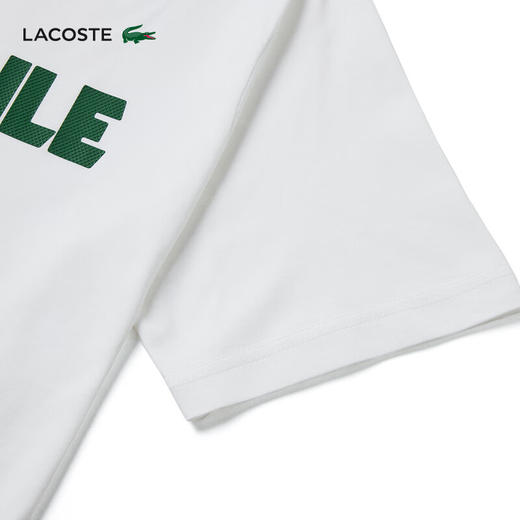 Lacoste法国鳄鱼男女同款新款时尚百搭短袖T恤TH0134-98 商品图3