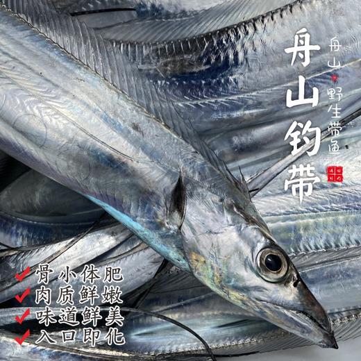 【闹妈海鲜】[热气]舟山海钓带鱼各种规格 按条卖 商品图0