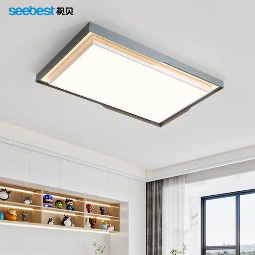 月朗系列-客卧灯(智能离线语音控制)（正方/圆停产） 商品图1