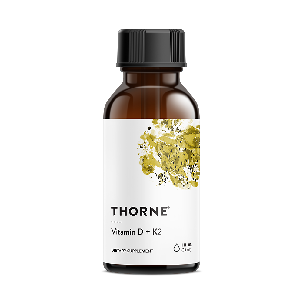 THORNE 维生素D3+K2滴剂30ml