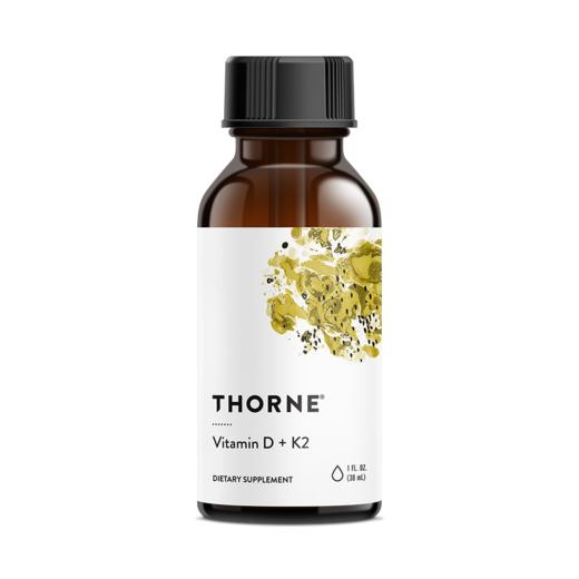 THORNE 维生素D3+K2滴剂30ml 商品图0