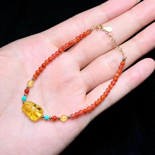 蜜蜡貔貅手链貔貅约10*13mm 商品图0