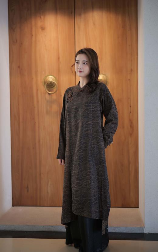 漫物记香云纱长袍1 商品图0