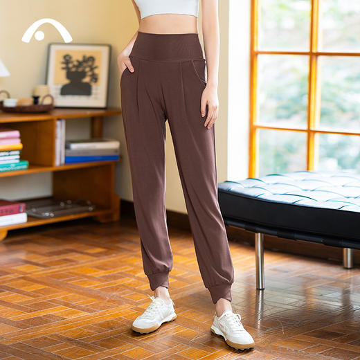 2024爱暇步春夏新品瑜伽运动健身跑步运动炸街高腰裤X24026RNA 商品图5