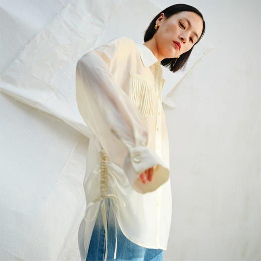 LIYIHAN通透感宽松衬衫Y242C03178 商品图4