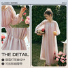 OLrain欧芮儿法式粉色连衣裙女早春2024年新款慵懒宽松显瘦裙子 商品缩略图2