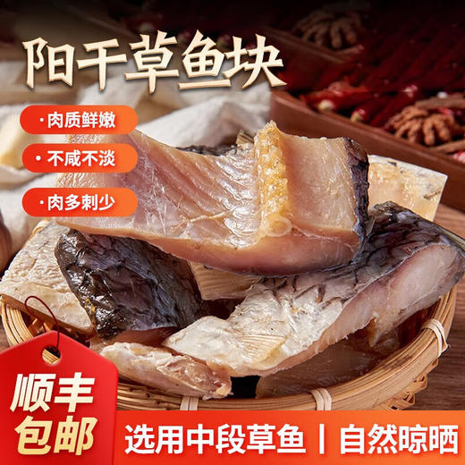 【严选】湖之香湖北特产阳干草鱼块350g*2袋 （厂家直发） 商品图0