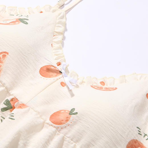 都市丽人好睡好眠春夏睡衣女软绵绵家居服有罩杯薄款吊带裙女士软绵绵睡裙LH46A5 商品图3