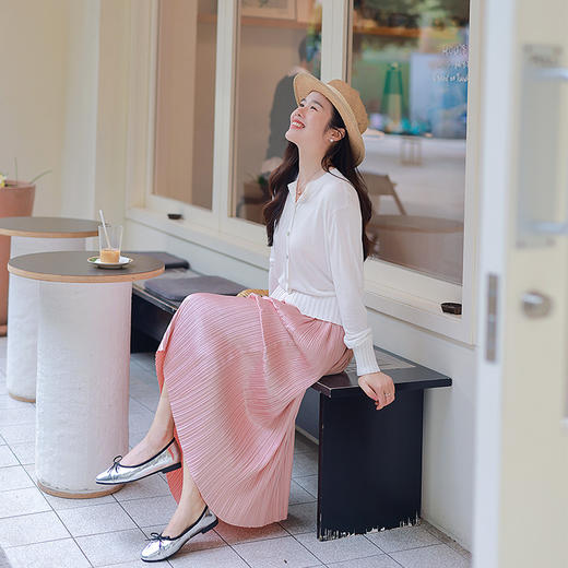 【回馈粉丝】“春日”贝壳扣v领六色长袖针织衫 商品图7