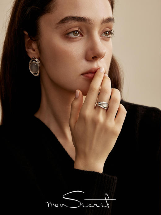 monSecret｜SW010301 舞律戒指【MOTION】 [ 银  ] 商品图1