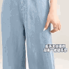 【怎么搭配都好看，显瘦百搭！】天丝牛仔裤女2024年夏季新款，显瘦直筒休闲垂感高腰小个子阔腿裤子，垂顺天丝面料亲肤舒适不沾腿-lm！ 商品缩略图0