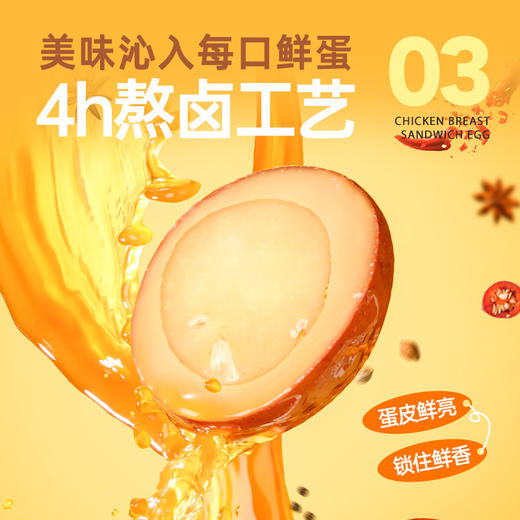 哥本优选鸡胸夹心蛋 35g/个 商品图3