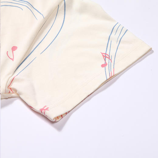 都市丽人生活家居春夏睡衣女32支纯棉单面家居服薄款短袖裙女士棉质睡裙LH46D5 商品图8