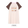 都市丽人生活家居春夏睡衣女32支CVC单面家居服薄款短袖裙女士棉质睡裙LH46D3 商品缩略图3