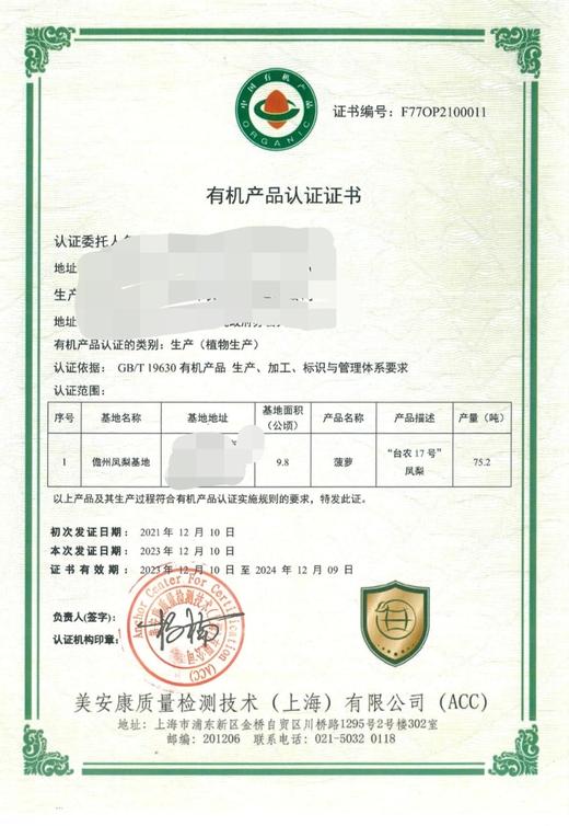 伟诗优选 | 有机凤梨 商品图6