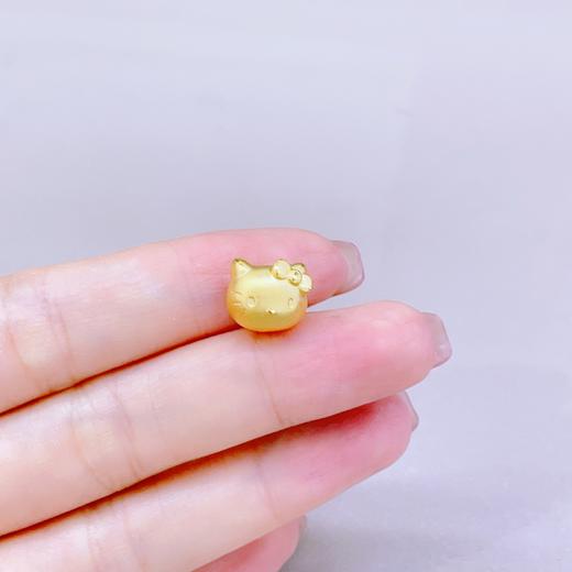 【限时7.5折】【定价黄金】足金 3D硬金卡通HelloKitty凯蒂猫手串(V3DSC00094)预售产品下单后不退款不退货不换货不补差价 商品图3