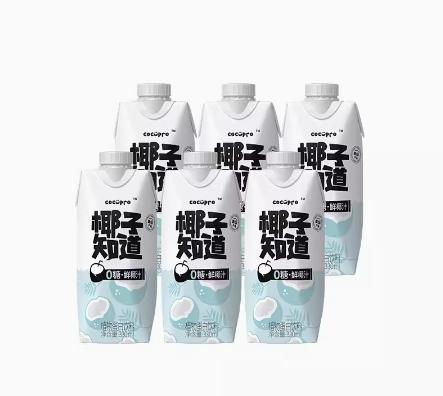 椰子知道0糖鲜椰汁植物蛋白饮料330ml 商品图0