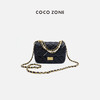 COCO ZONE2024气质圆珠手提女包复古菱格链条斜挎包CC2B0451 商品缩略图0