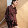 LIYIHAN醋酸廓形衬衫Y242C02616 商品缩略图1