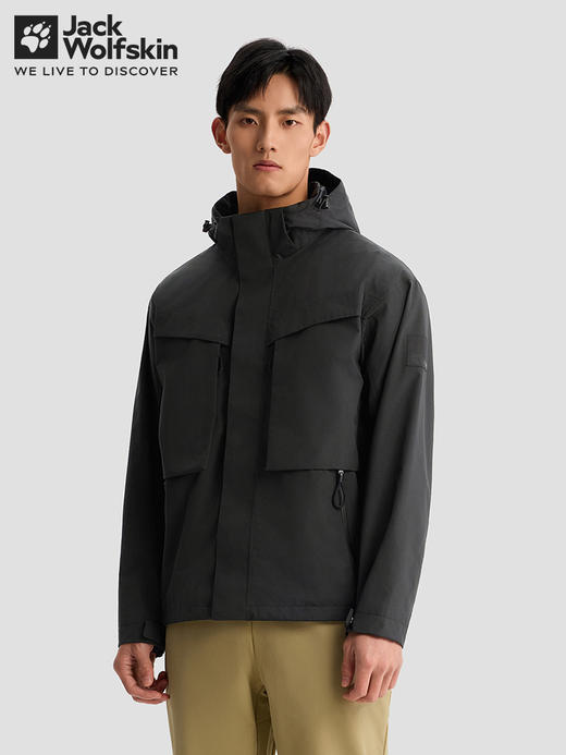 【自营】JackWolfskin/狼爪  男户外防风防水透汽轻薄冲锋衣 5124011 商品图3