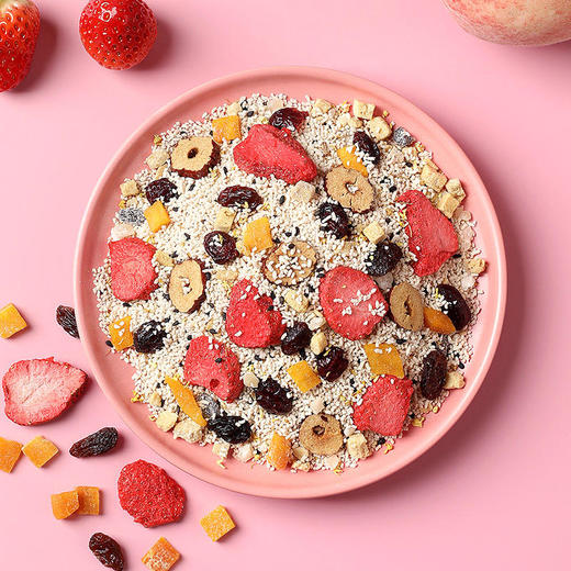 雨子坊蜜桃草莓水果藕粉500g 商品图4