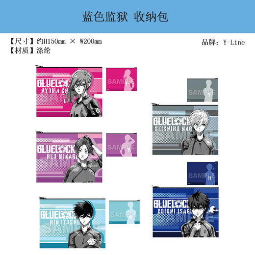 Y-Line正版 蓝色监狱亚克力场面 写透景画收纳包挂件 周边谷子 商品图2