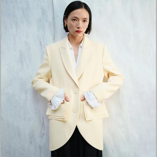 LIYIHAN书页口袋西装Y241T01470 商品图0