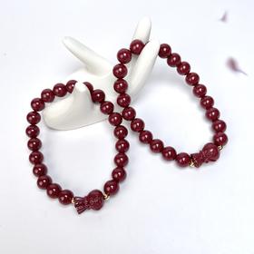 朱砂单圈手串-圆珠福袋