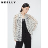 NEELLY纳俪商场同款夏季莱赛尔印花衬衫外套女落肩袖微透外搭上衣 N24041B01010 商品缩略图1