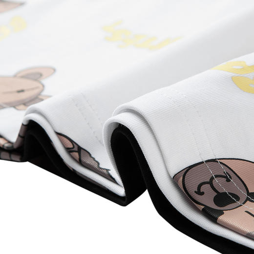 gxg jeans黑色圆领短袖T恤11D1440173C 商品图4