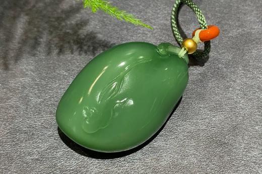 【御珠宫坊】碧玉荷花挂件 商品图1