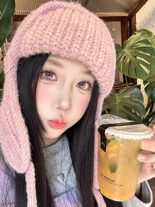 【中直径】4YOUTHCON-桃子气泡-14.2mm【年抛 0-800度 无525/575】 商品图3