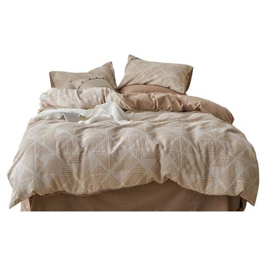 TZW-新款100%亲肤棉四件套加厚纯磨毛被套床单简约单双人宿舍床上用品 商品图9