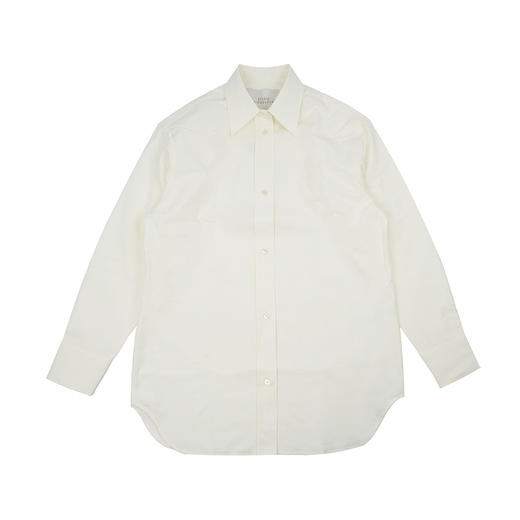 STUDIO NICHOLSON SHIRTS - OVERSHIRT 女装刺绣LOGO廓形长袖衬衫 商品图4