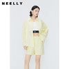 NEELLY纳俪商场同款短裤衬衫套装女夏季薄荷曼波多巴胺穿搭两件套N24041Z01032 商品缩略图1