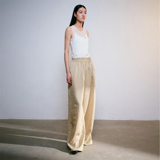 LIYIHAN坑条拼接上衣Y241S25901 商品图3