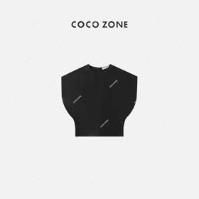 COCO ZONE 2023夏季高级感圆领无袖透气显瘦上衣   23C18870