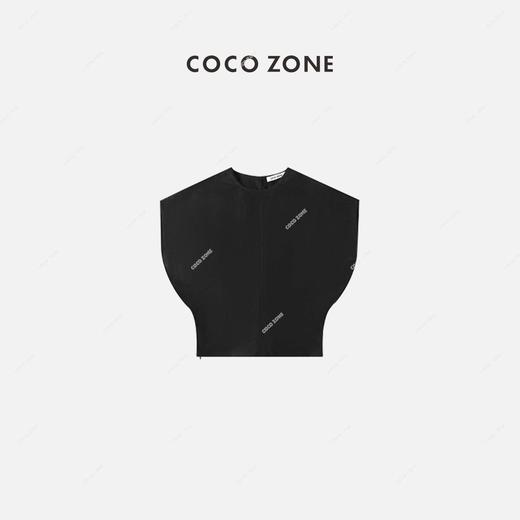 COCO ZONE 2023夏季高级感圆领无袖透气显瘦上衣   23C18870 商品图0