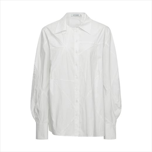 【张天爱同款】LIYIHAN结构折纸衬衫Y241C095 商品图5
