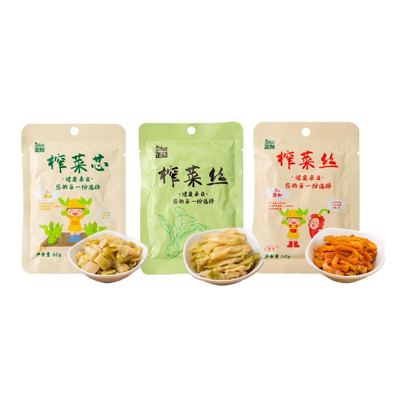 正耕 榨菜丝 榨菜芯