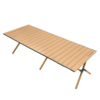 凯速折叠便携木纹色蛋卷桌|四部简单安装，多人围桌不拥挤稳固 商品缩略图6