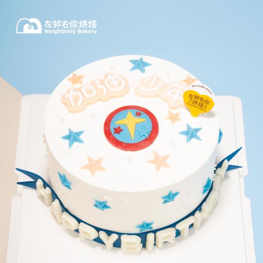 加油少年 · 巧克力配件动物奶油蛋糕 商品图0