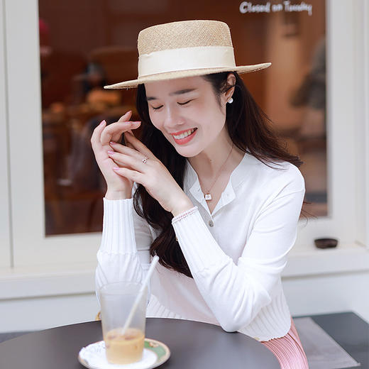 【回馈粉丝】“春日”贝壳扣v领六色长袖针织衫 商品图8