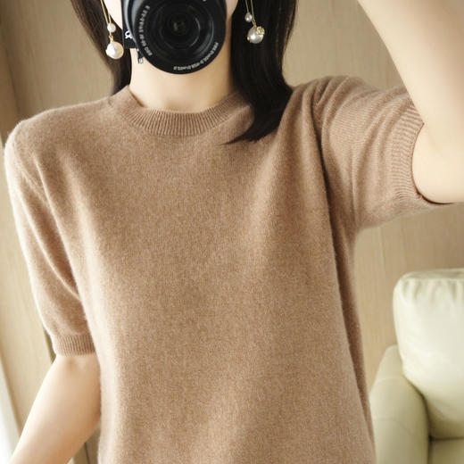 买1送1【俏皮彰显青春系】复古优雅短袖 手感软糯舒适 减龄百搭 谁穿谁好看~ 商品图11