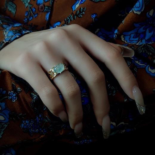 【无忧】18k高冰种翡翠小猪戒指 商品图6