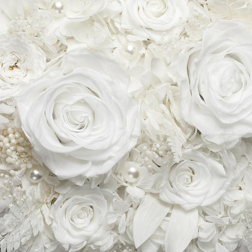 VBEINGS花语 天鹅湖之恋 mini/大号 永生花玫瑰花摆件礼盒送女友生日礼物情人节礼物 商品图4