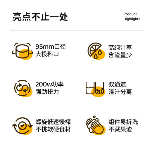 浦利顿原汁机榨汁机PLD-PUE-2109C白色 商品图1