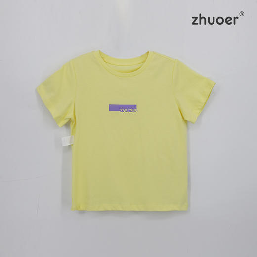 【夏款针织短袖T恤】卓儿代工品牌 出口余单男童纯棉针织短袖T恤套头衫打底衫圆领上衣 商品图1